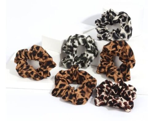 SCRUNCHIES ANIMAL PRINT X 3 UNIDADES